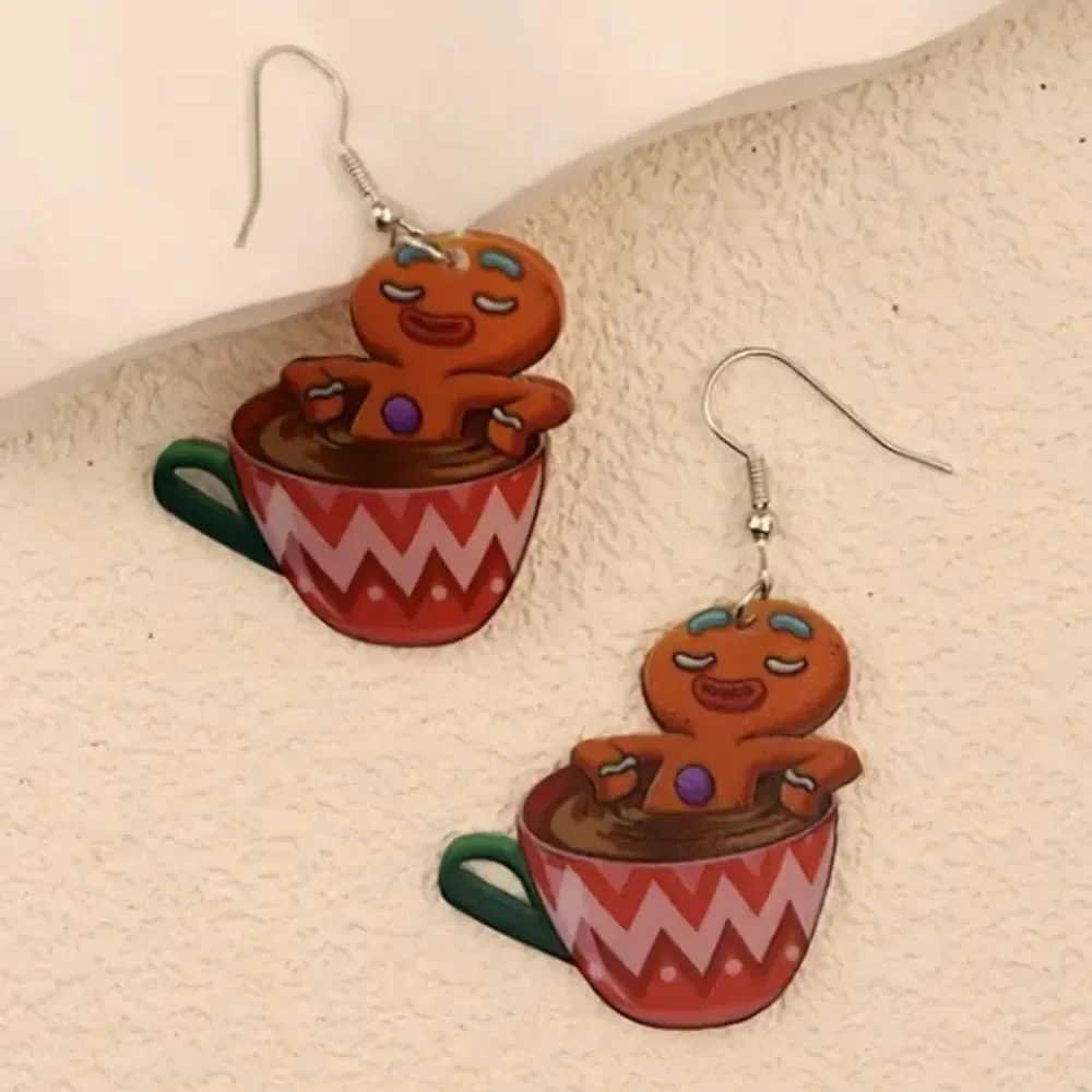Hand Crafted Festive dangle earrings